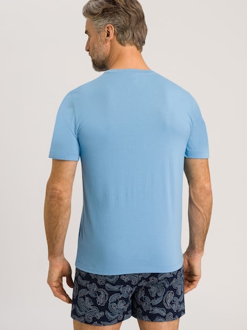 Hanro T-Shirt ' Living Shirts ' in Blau