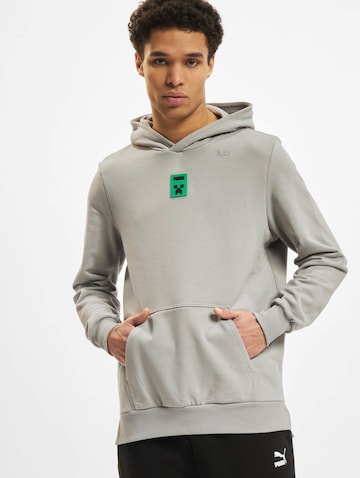 PUMA Sweatshirt 'Minecraft' in Grau