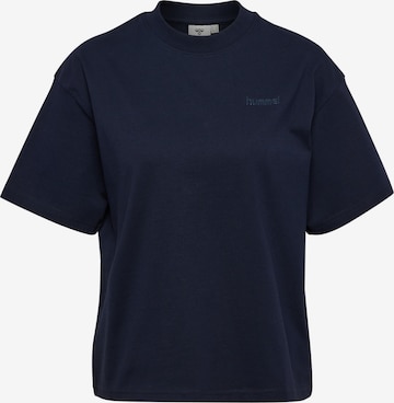 Hummel T-shirt in Blau: Vorderseite