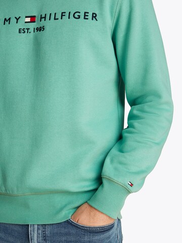 Felpa di TOMMY HILFIGER in verde