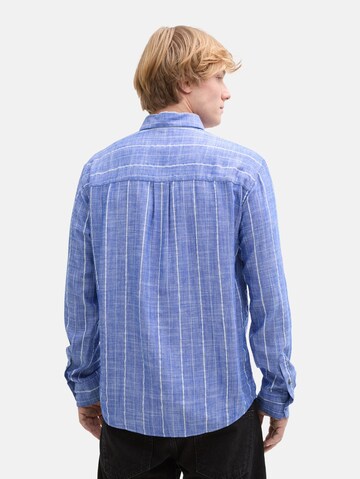 Coupe regular Chemise TOM TAILOR DENIM en bleu