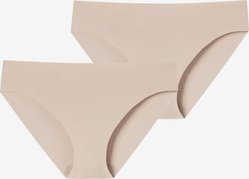 SCHIESSER Slip 'Invisible Light' in Beige: Vorderseite