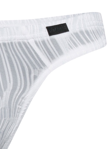 Slip ' RED2560 ' Olaf Benz en blanc