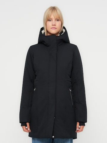 HOLLISTER Winterparka in Zwart: voorkant