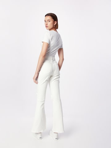 HOLLISTER Bootcut Jeans i hvid