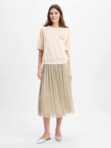Cartoon Kleid ' ' in Beige: Vorderseite