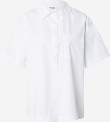 Chemisier Monki en blanc : devant