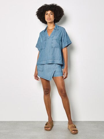 Jupe ' ' Apricot en bleu