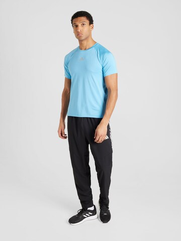 T-Shirt fonctionnel 'GYM+' ADIDAS PERFORMANCE en bleu