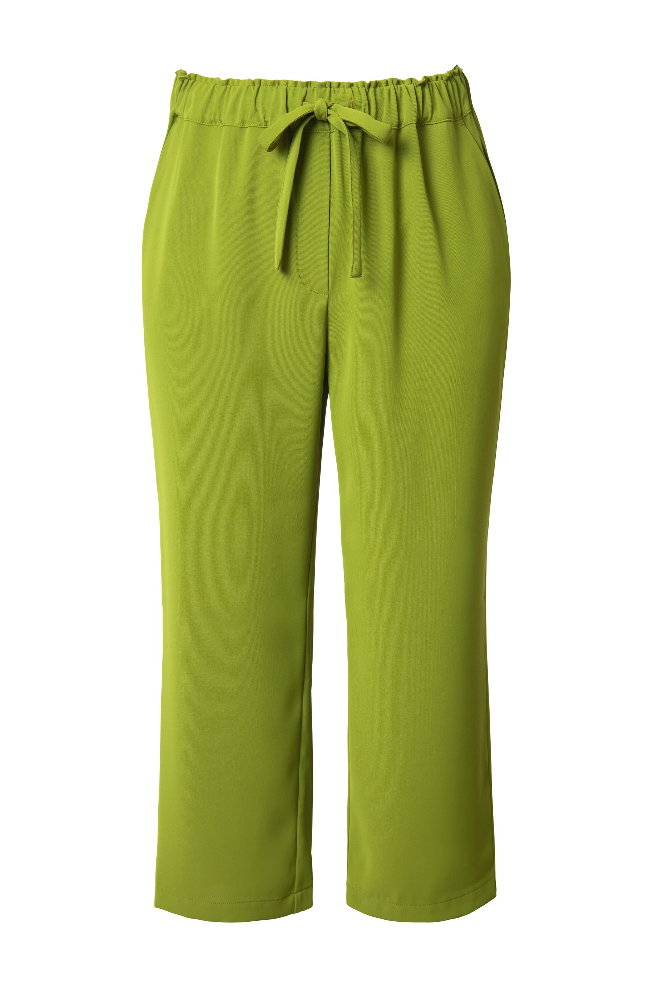 Ulla Popken Trousers in Green: front