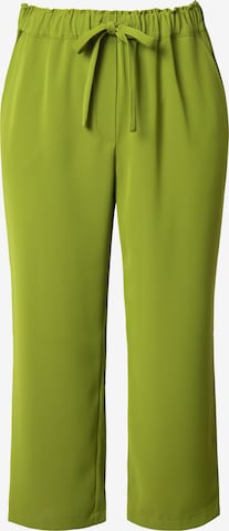 Ulla Popken Trousers in Green: front