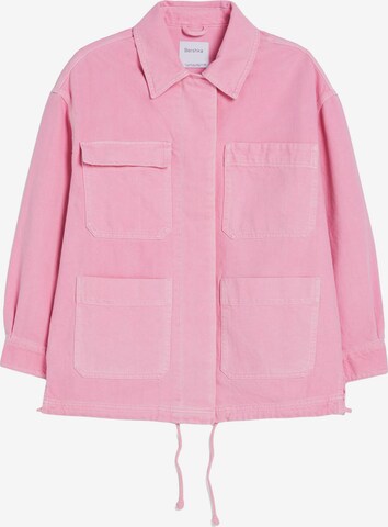 Bershka Overgangsjakke i pink: forside