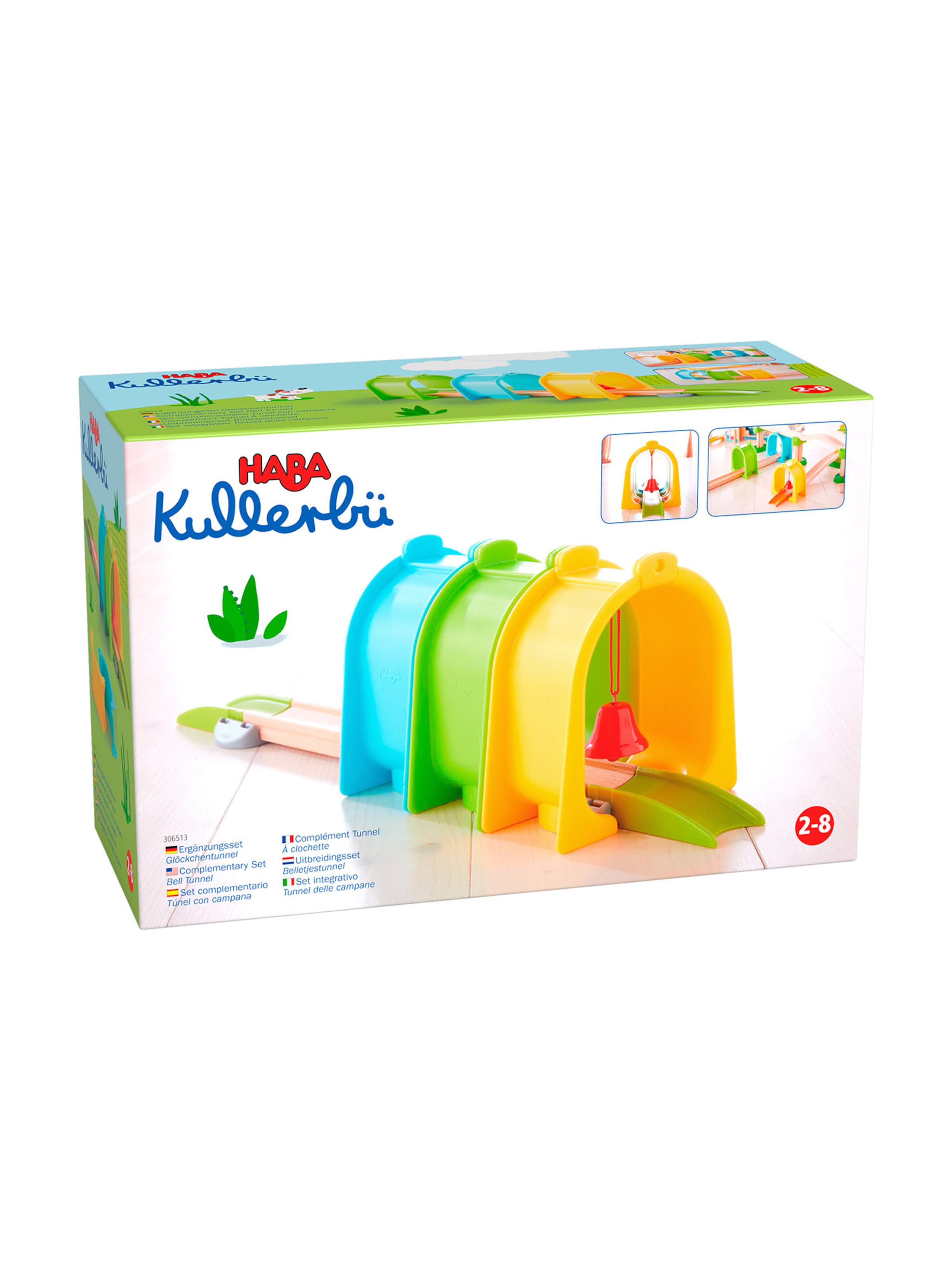 HABA Game ' Kullerbü – Ergänzungsset Glöckchentunnel ' in Mixed colors: front