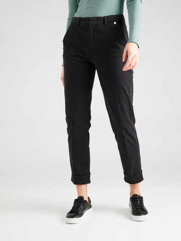 NÜMPH Regular Pleated Pants 'REGITZA' in Black: front