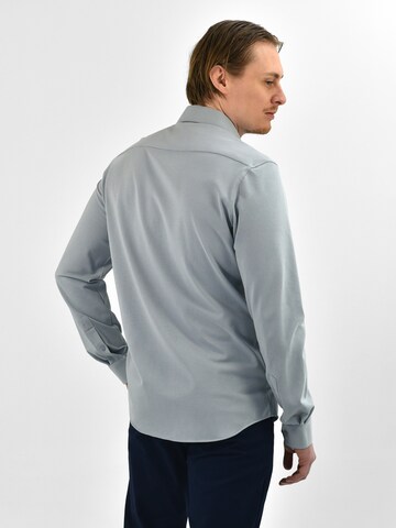 Vercate Slim fit Business Shirt 'No. 19' in Grey