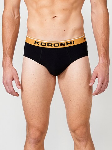 KOROSHI Slip in Grau: Vorderseite