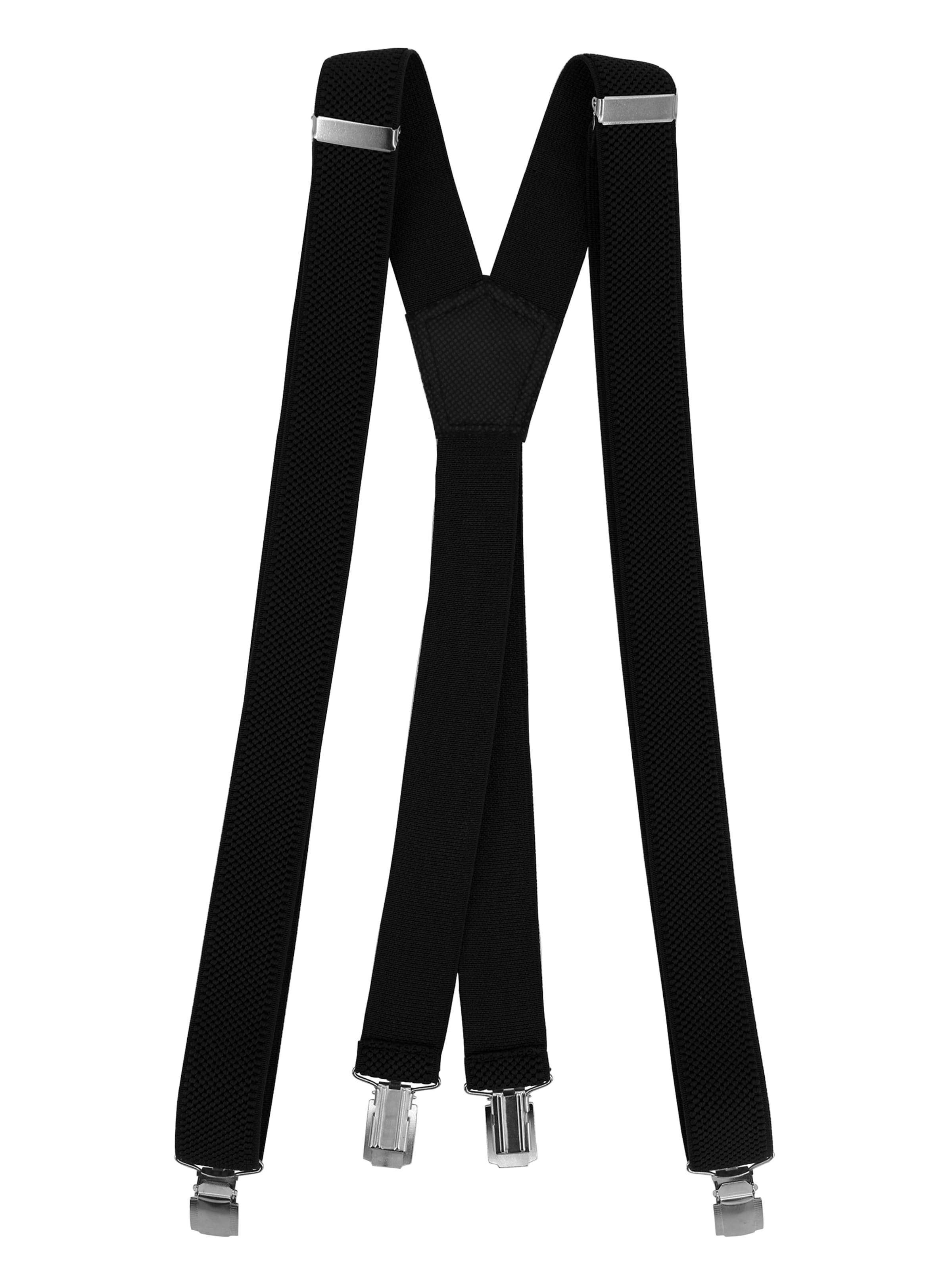 Fabio Farini Suspenders in Black: front