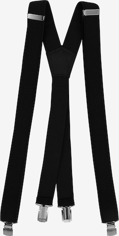 Fabio Farini Suspenders in Black: front