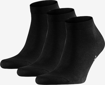 FALKE Athletic Socks in Black: front