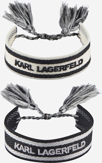 Karl Lagerfeld Opaska 'K' w kolorze szary / czarny / pełnobiałym, Podgląd produktu