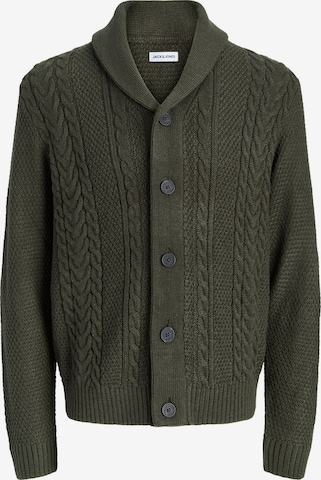 JACK & JONES - Cárdigan 'JJJames' en verde: frente