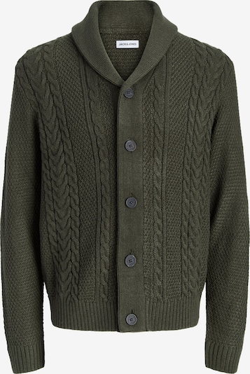 JACK & JONES Strickjacke 'JJJames' in XS in dunkelgrün, Produktansicht