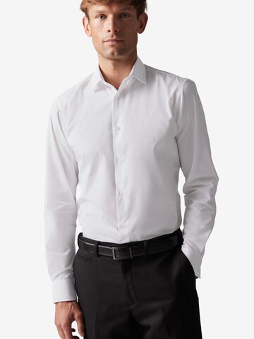 Next Slim fit Button Up Shirt in White