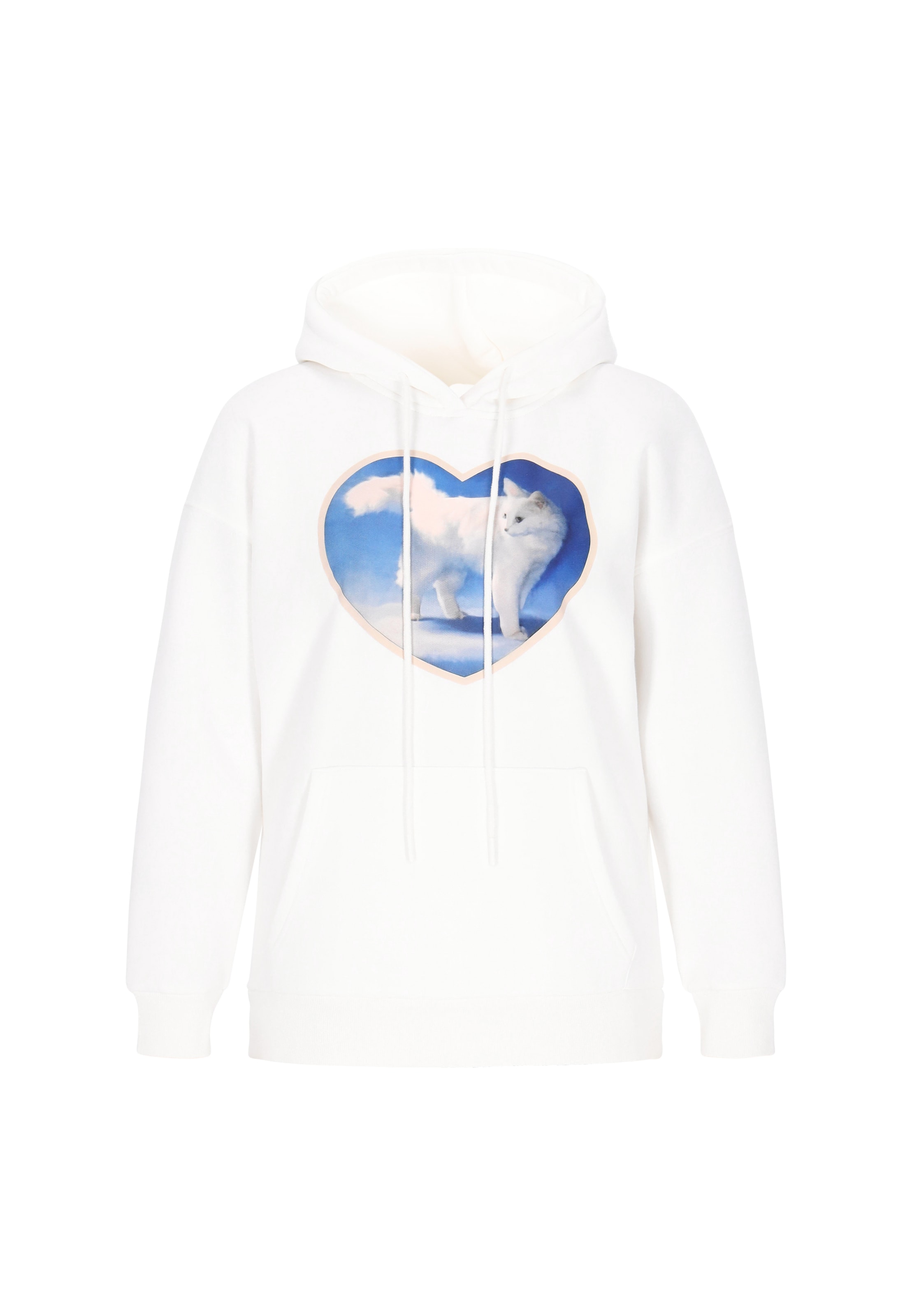 MYMO - Sudadera 'Pop' en blanco: frente