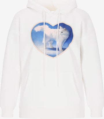 MYMO - Sudadera 'Pop' en blanco: frente