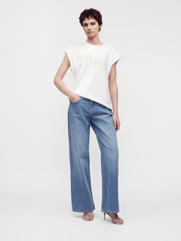 Pepe Jeans - Camiseta 'CARINA' en blanco