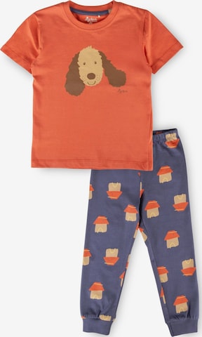 SIGIKID Schlafanzug 'Pyjama Kinder Schlafanzug' in Rot: Vorderseite