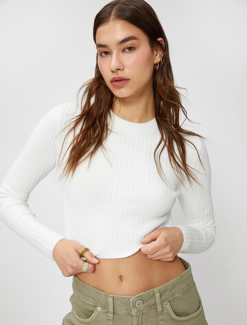 Koton Pullover in Weiß