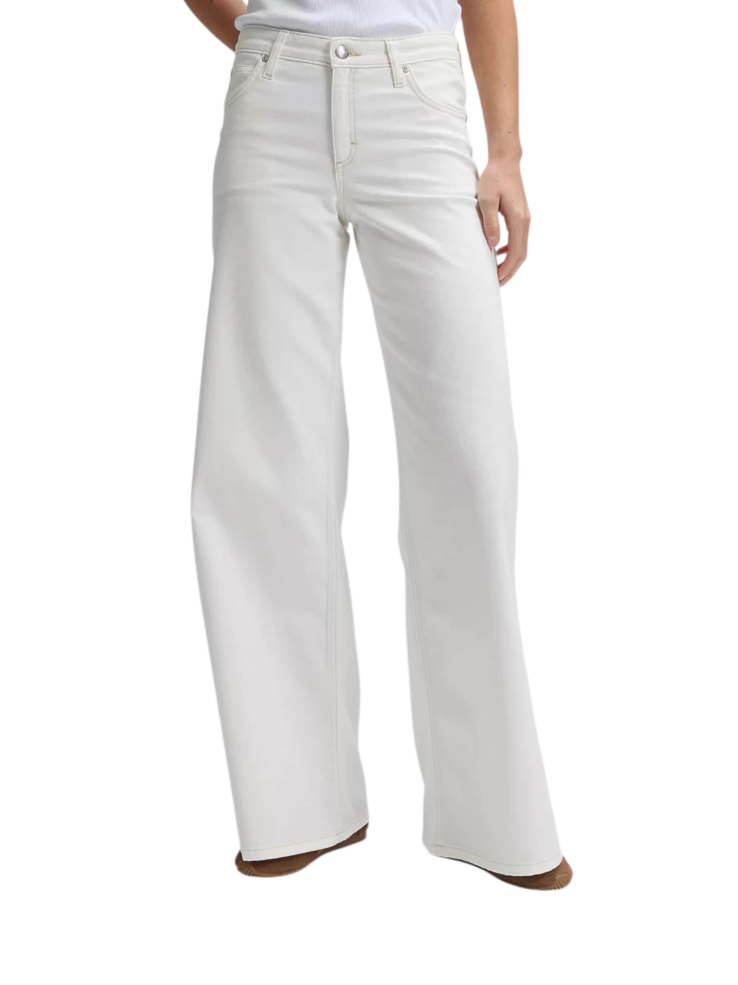 Lee Regular Jeans in White: front