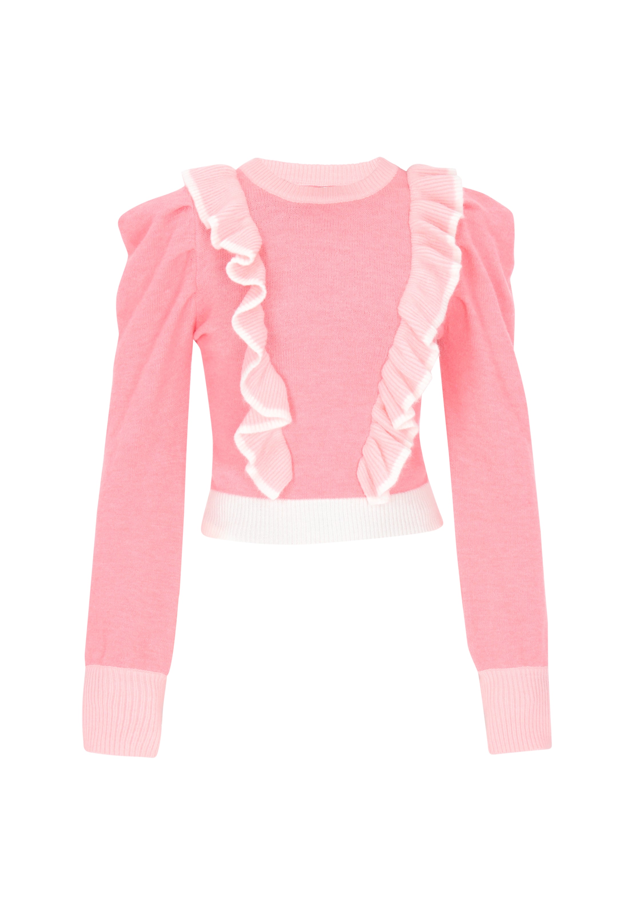 MYMO Trui 'Back To School' in Roze: voorkant