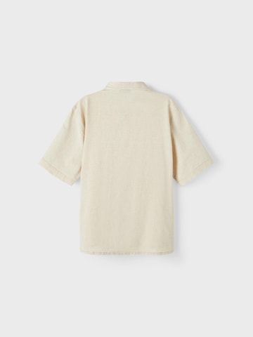 NAME IT - Ajuste regular Camisa 'Hill' en beige