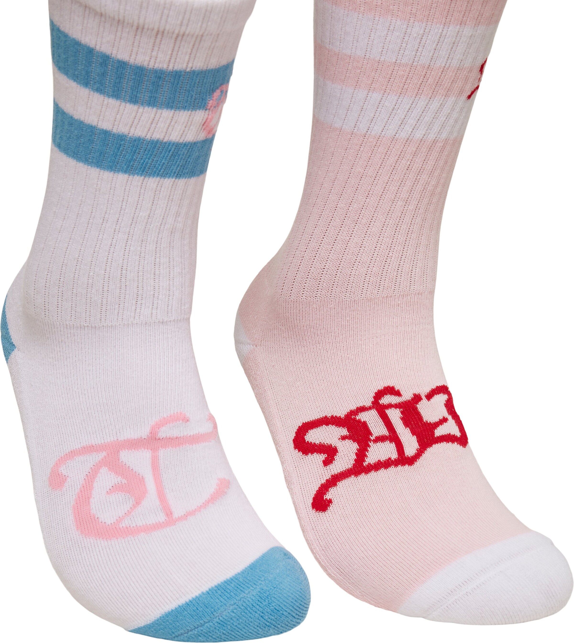 Chaussettes 'Trust Wanted' Mister Tee en rose