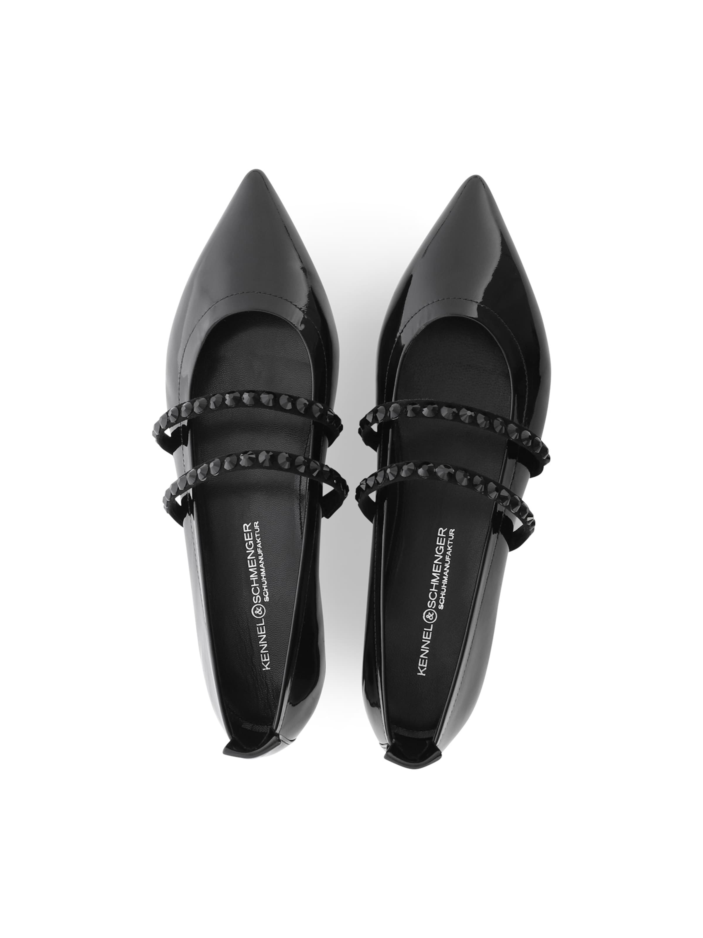 Ballerines à lanières ' GRETA ' Kennel & Schmenger en noir