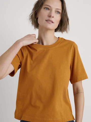 Seasalt Cornwall T-Shirt 'Copseland' in Gelb: Vorderseite