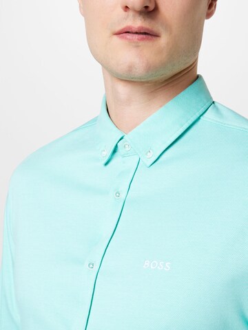 BOSS - Regular Fit Camisa 'BIADO' em verde