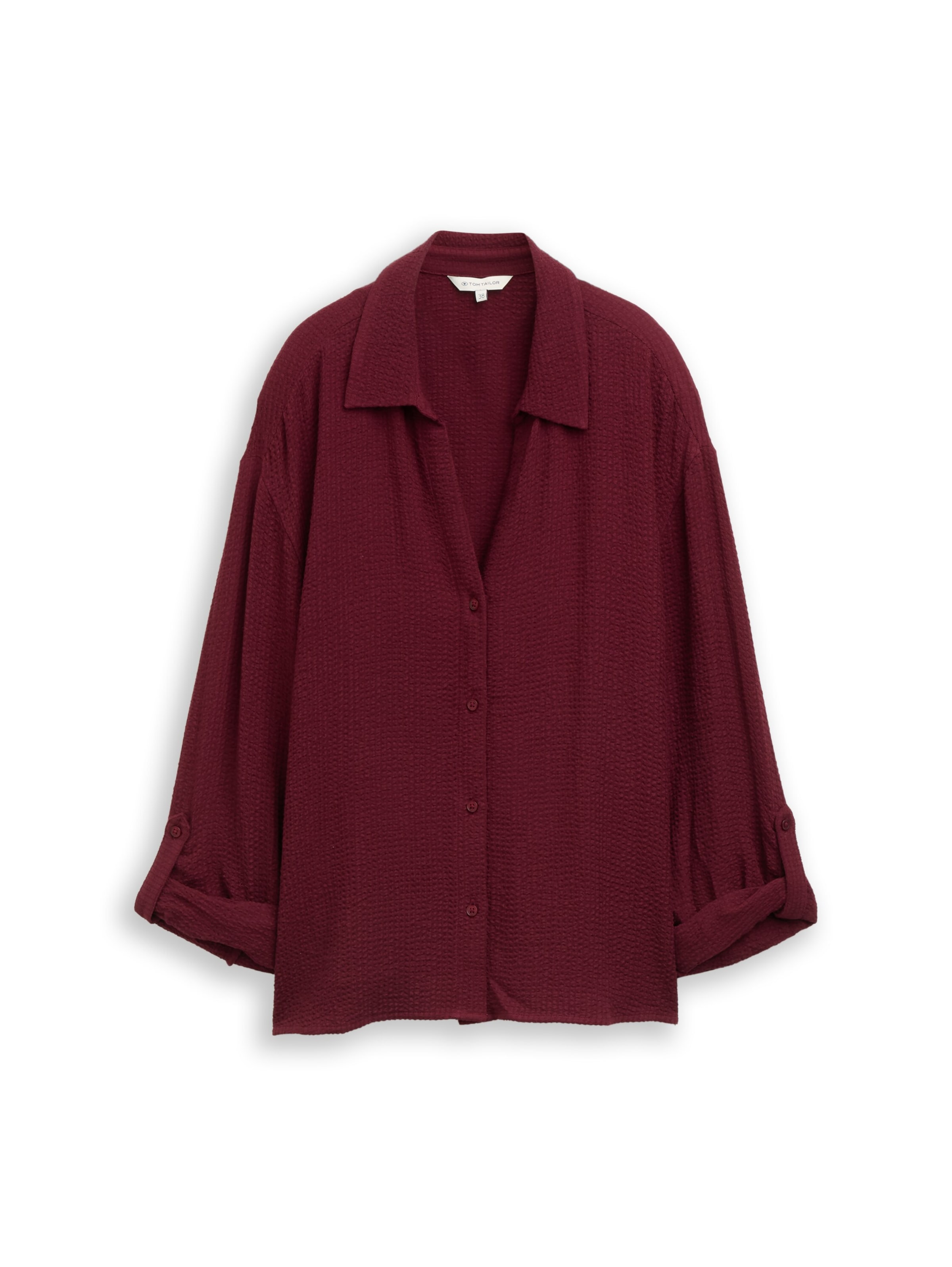 TOM TAILOR - Blusa en rojo: frente