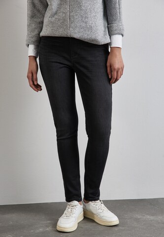 STREET ONE Skinny Jeggings in Schwarz