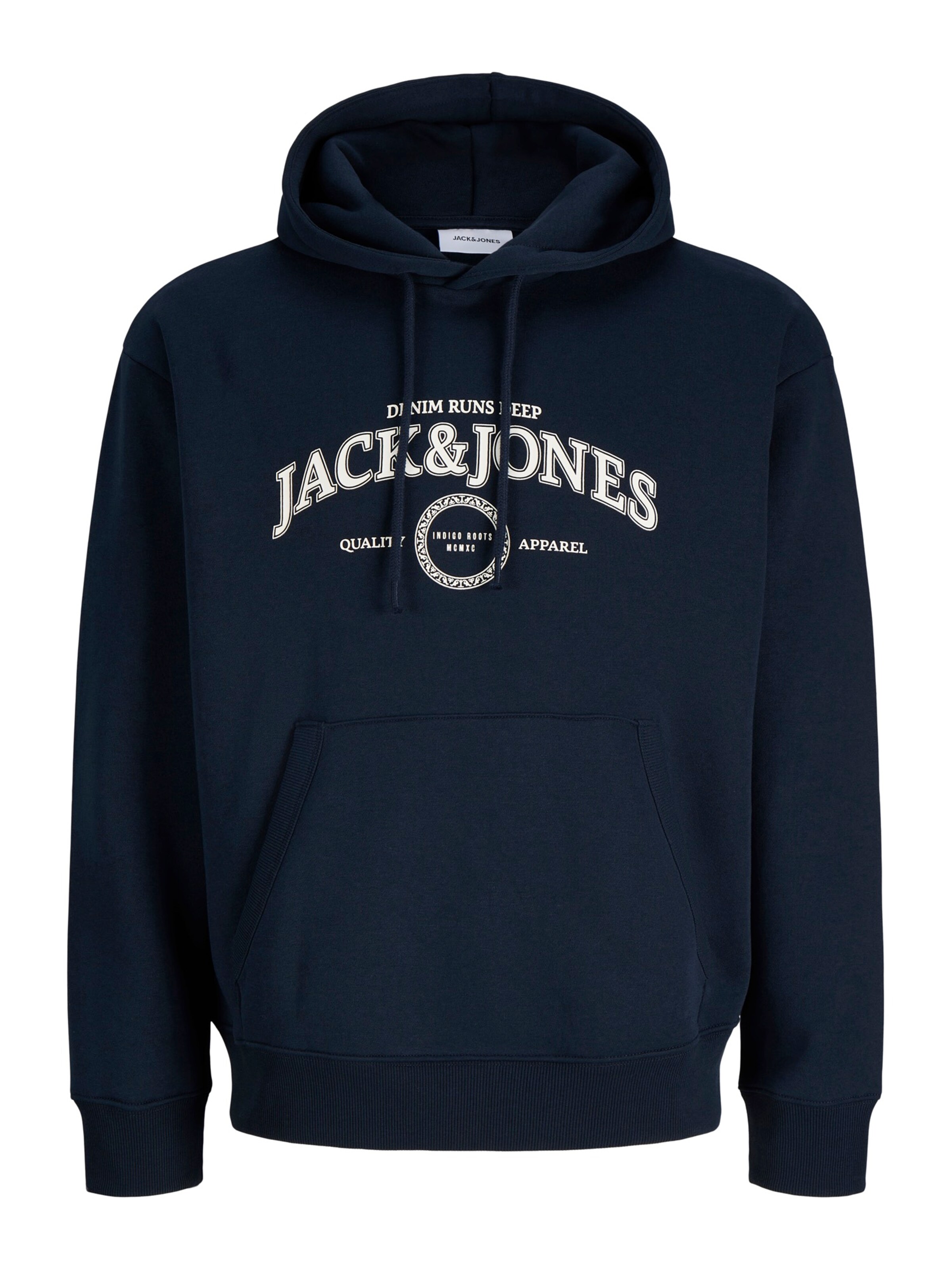 Jack & Jones Plus - Sudadera 'JJJAM' en azul: frente