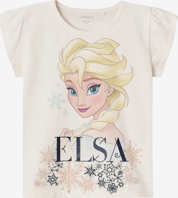 T-Shirt 'MYSA FROZEN' NAME IT en beige : devant