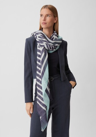 Foulard COMMA en bleu : derrière