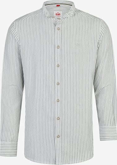SPIETH & WENSKY Trachtenhemd 'Kurnau' in Slim Fit in 37-38 in grün, Produktansicht