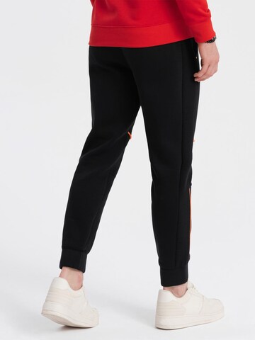 Coupe slim Pantalon Ombre en noir