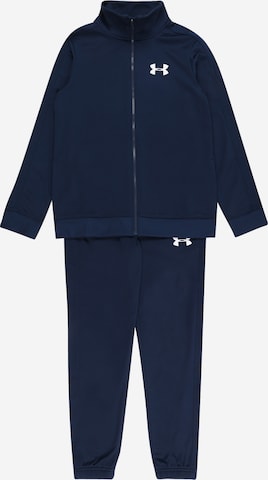 UNDER ARMOUR Trainingspak in Blauw: voorkant