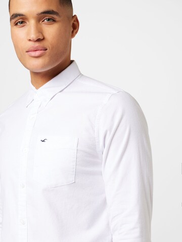 HOLLISTER Regular fit Button Up Shirt in White