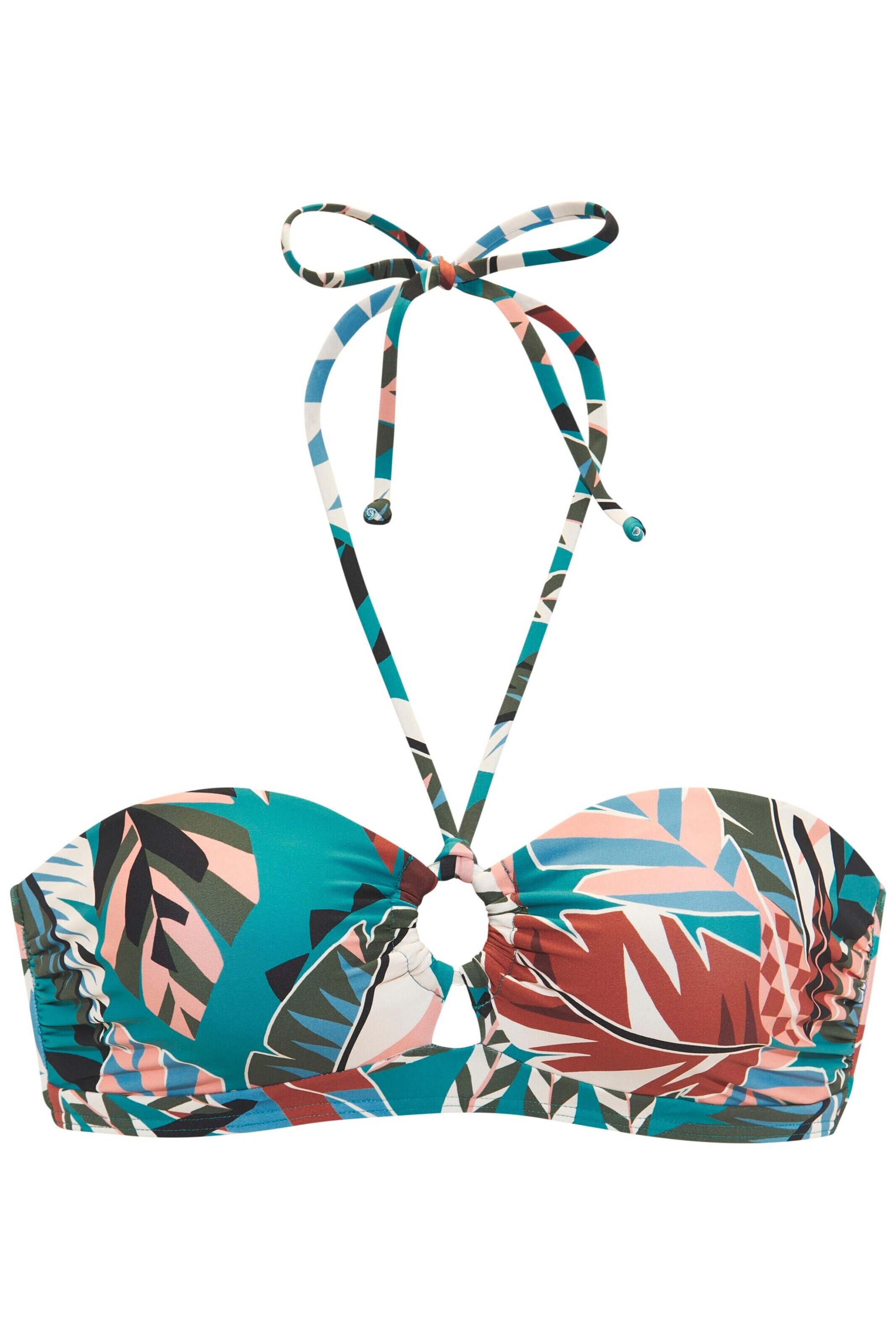 BUFFALO Bandeau Góra bikini w kolorze niebieski: przód