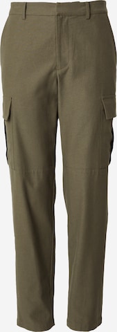 Guido Maria Kretschmer Men Tapered Pants 'Arian' in Green: front